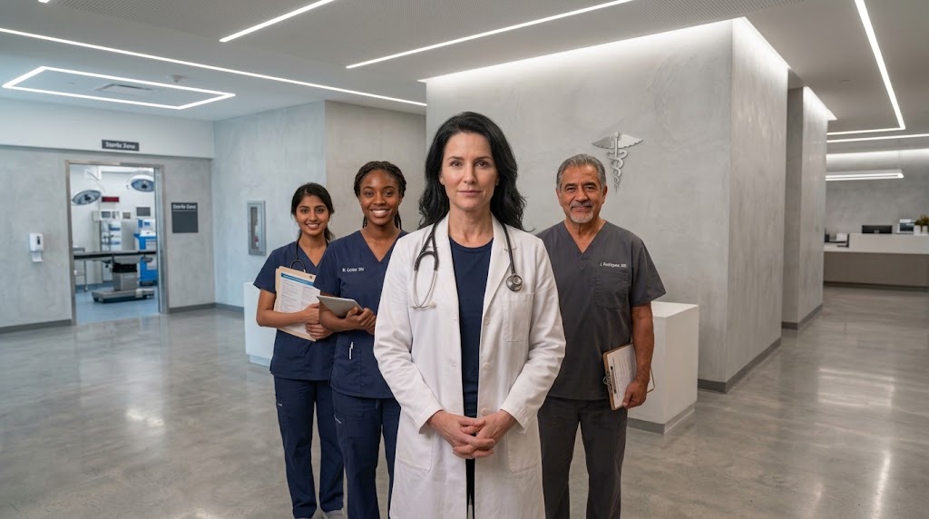 Dr. Ana Smith with the Apex Foot & Ankle care team